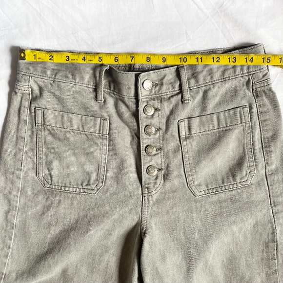 American Eagle Cropped Straight Leg Jeans - Picture 3 of 11